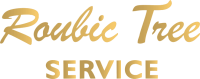 Introducing the elegant logo of Roubic Tree Service LLC! Our brand proudly features Roubic Tree Service in a sophisticated cursive golden font that exudes professionalism and elegance. The word SERVICE stands out prominently in bold, capitalized, sans-serif letters, symbolizing our commitment to exceptional service. Set against a pristine white background, our logo encapsulates the high-quality standards you can expect when choosing Roubic Tree Service LLC for all your tree care needs. Visit https://roubictreeservice.com/ to discover more about our expert services and how we can help maintain the beauty of your landscape.